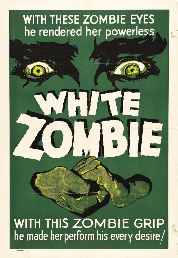 white zombie poster